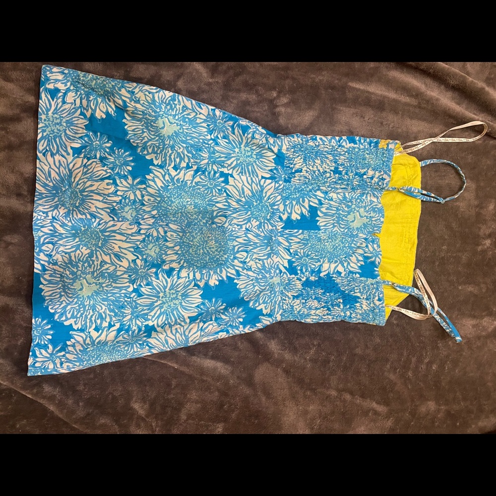 Lily Pulitzer Dress- blue with built in shorts